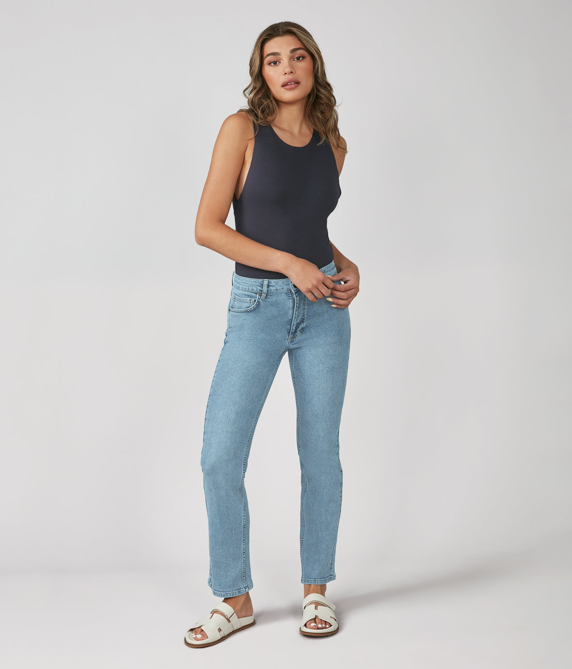 [RECTO] / ☆ 24FW LOLA RELAXED FIT DENIM PANTS / BLACK RECTO - Official Website