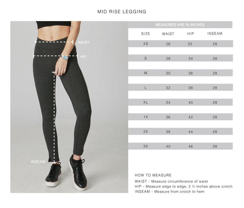 ANNA-JCR Mid-Rise Leggings