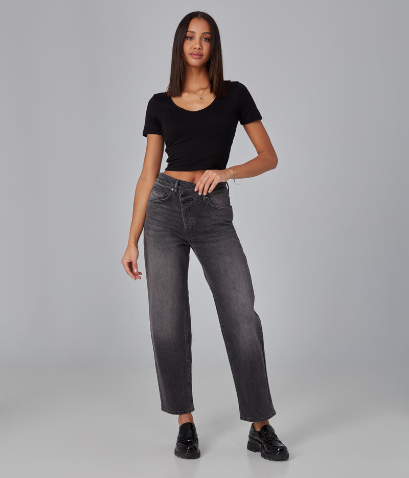 BAKER-IA High Rise Crossover Jeans