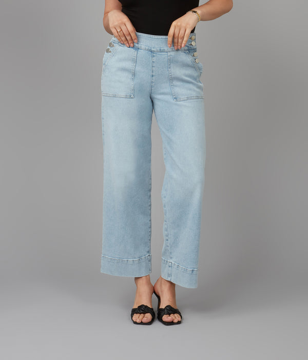 COLETTE-CM High Rise Wide Leg Jeans