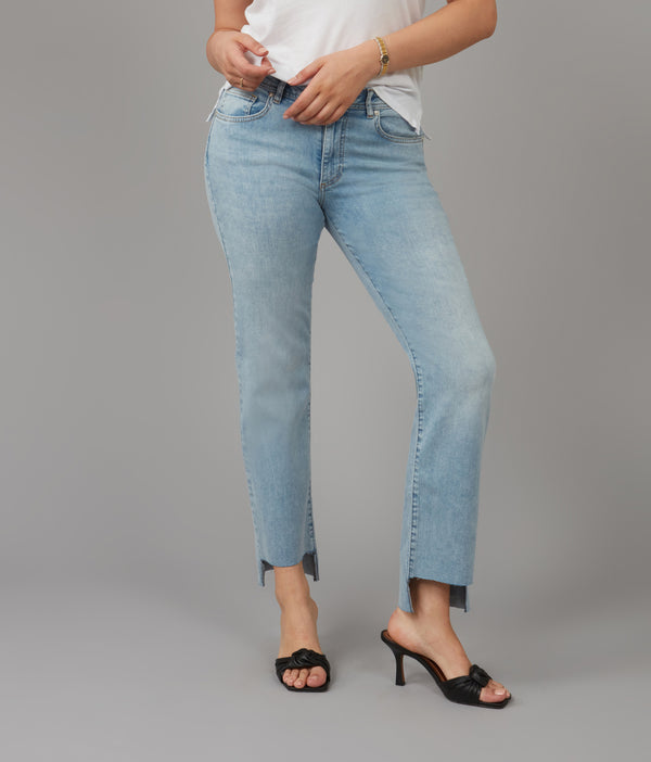 JASPER-TD Mid Rise Straight Jeans