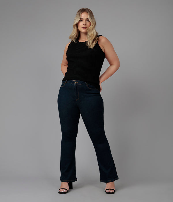 ALICE-DRB High Rise Flare Jeans