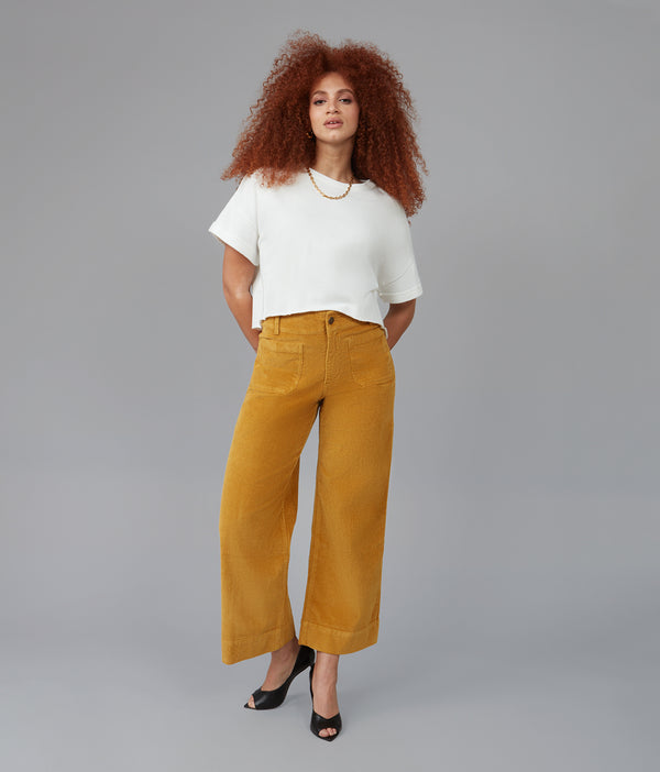 COLETTE-GR High Rise Wide Leg Jeans