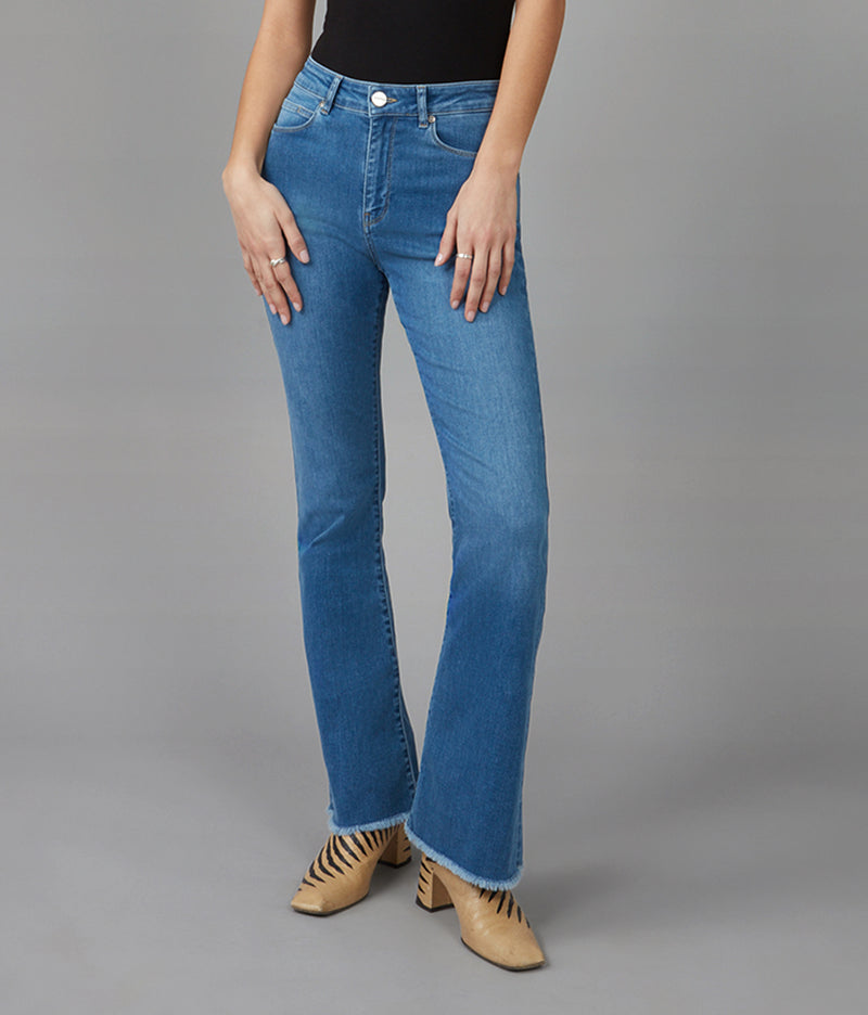 ALICE-MDL High Rise Flare Jeans