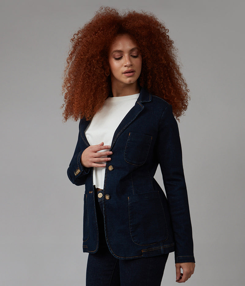 TILLY-DRB Denim Blazer