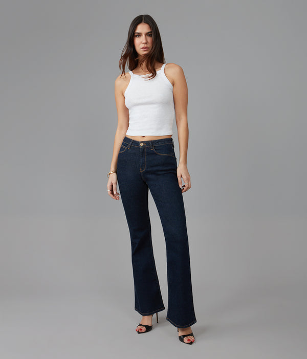 ALICE-DRB High Rise Flare Jeans