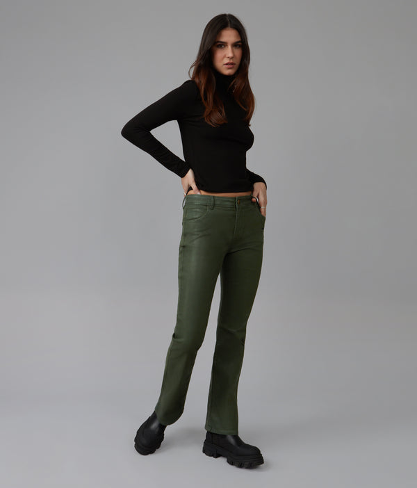 BILLIE-CDO High Rise Bootcut Jeans