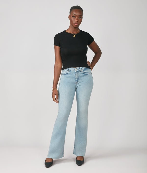 ALICE-TD High Rise Flare Jeans