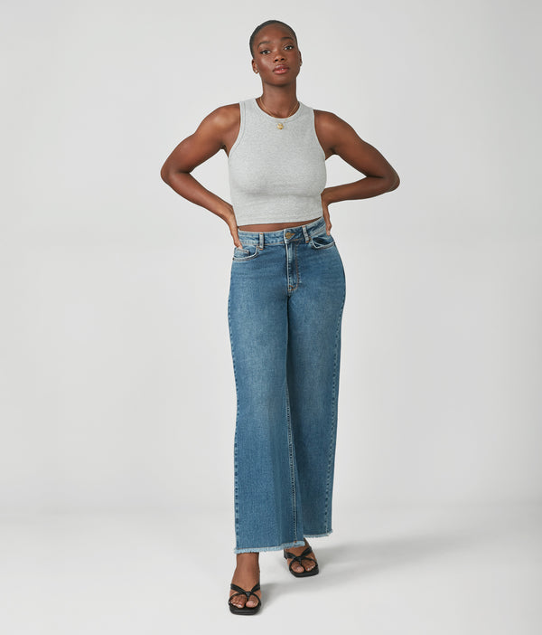 MILAN-DIS Ultra High Rise Wide Leg Jeans