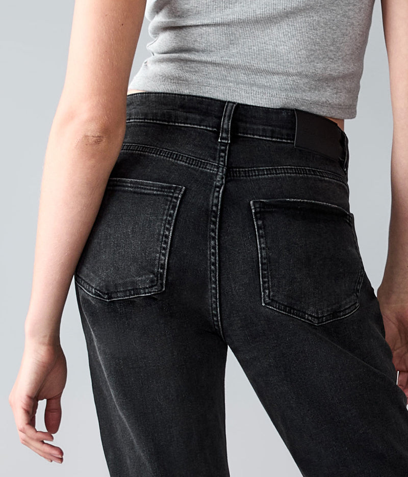 DENVER-BA High Rise Straight Jeans