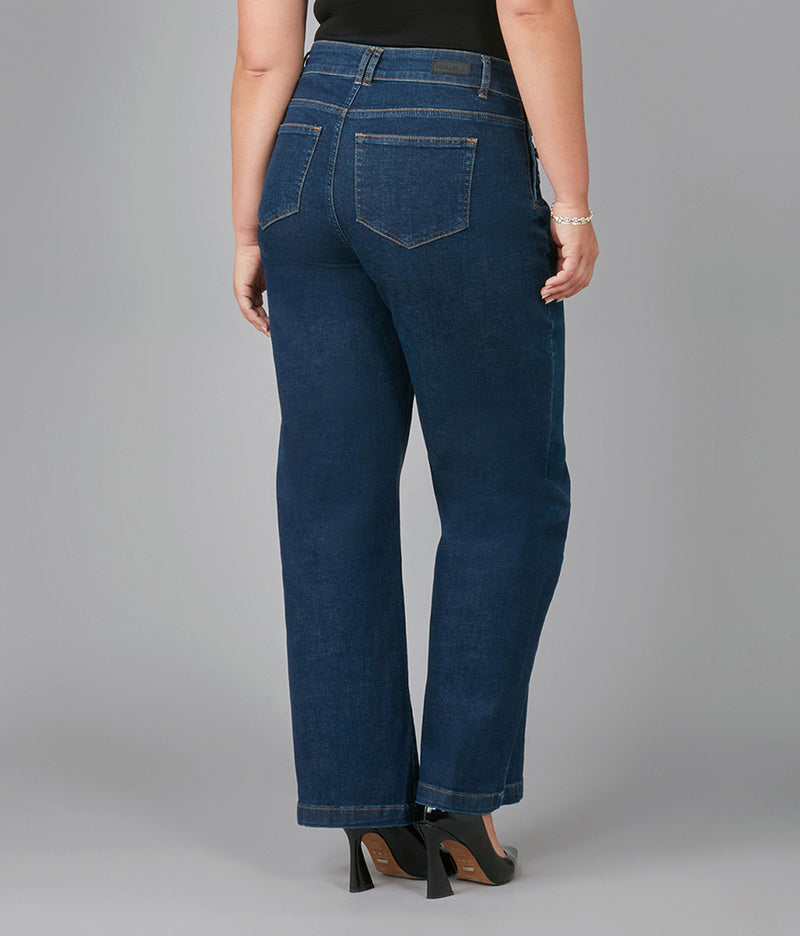 COLETTE-DRB High Rise Wide Leg Jeans