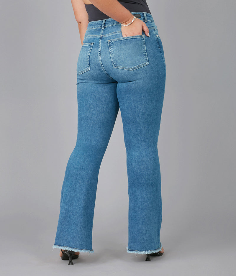 ALICE-MDL High Rise Flare Jeans