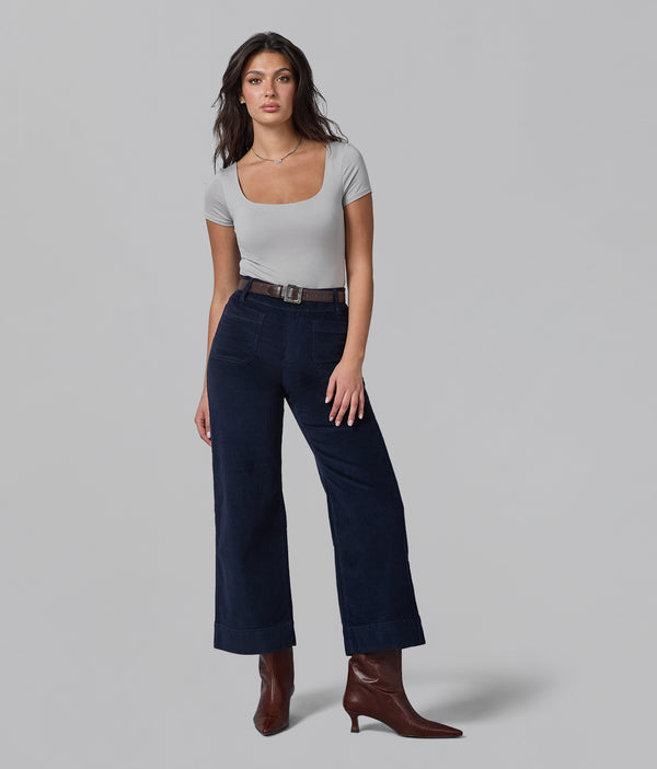COLETTE-FD High Rise Wide Leg Cord