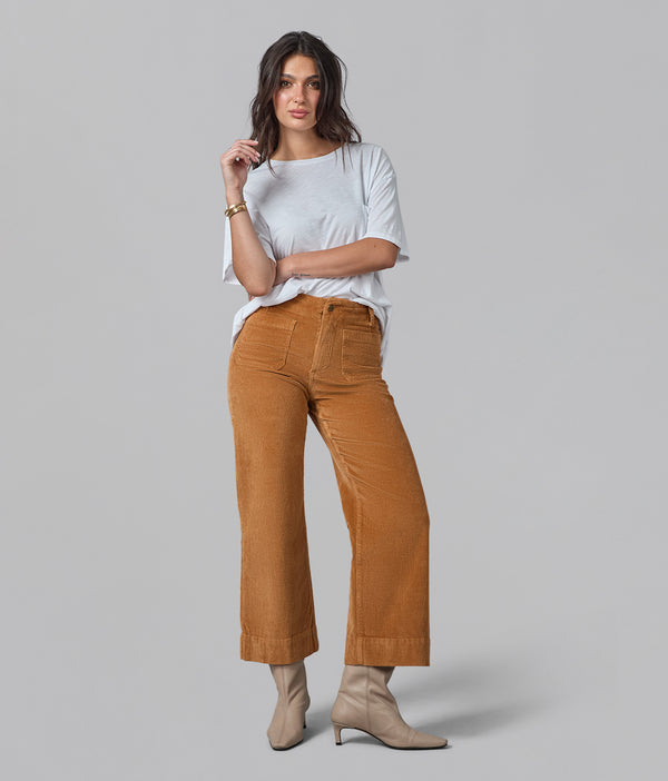 COLETTE-SC High Rise Wide Leg Cord