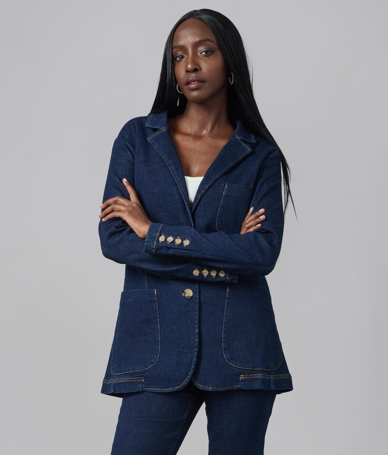 TILLY-DRB Denim Blazer