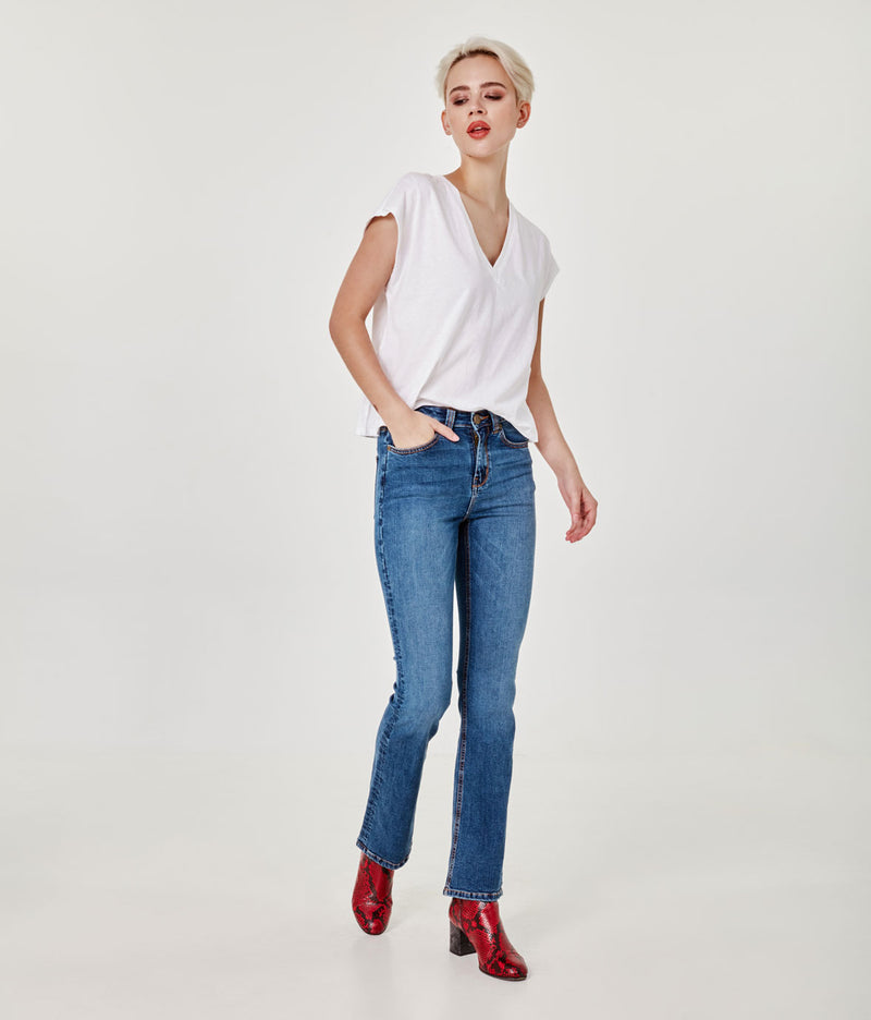 ALICE-RCB High Rise Flare Jeans