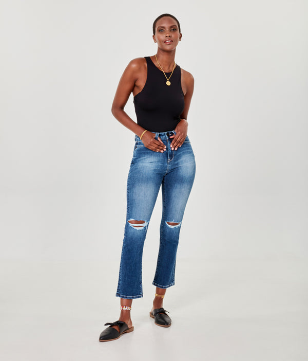 KATE-IS High Rise Slim Jeans