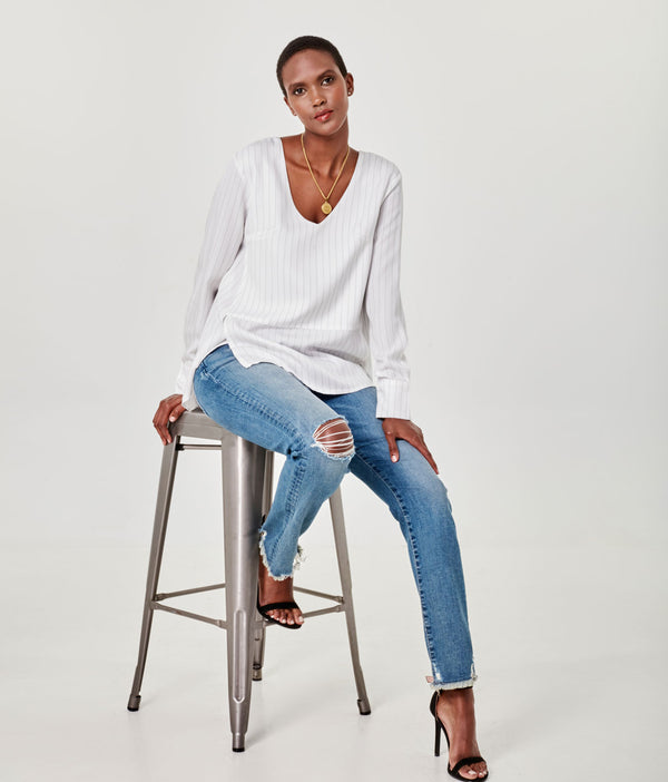 Kate-RCB High Rise Straight Jeans