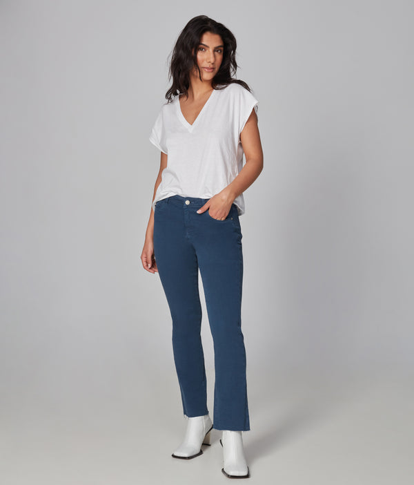 KATE-EB- High Rise Straight Jeans - Inseam 28''