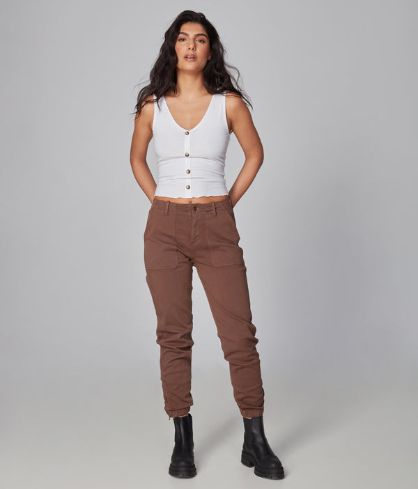 OLIVIA-CB High Rise Jogger