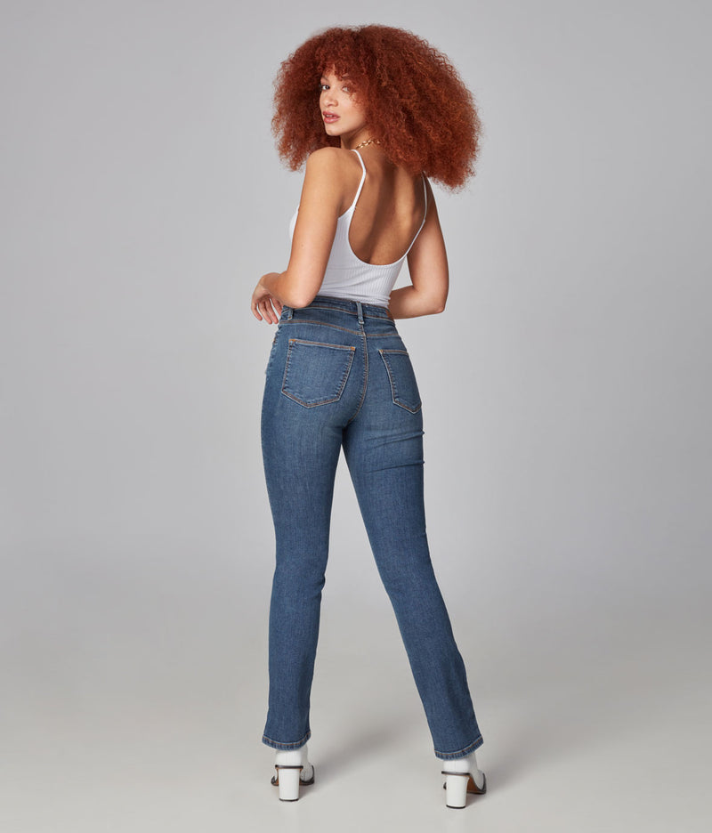 KATE-RCB1 - High Rise Straight Jeans