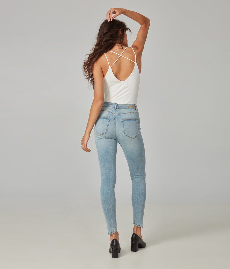 ALEXA-DS High Rise Skinny Jeans