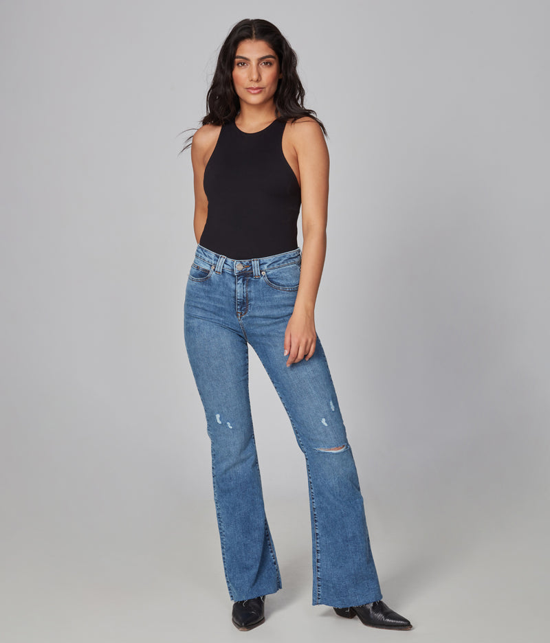 ALICE-BM High Rise Flare Jeans